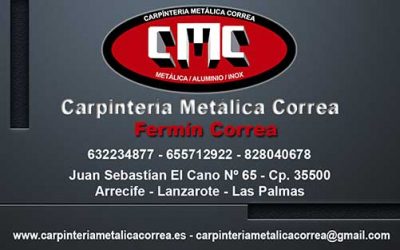 Diseño de Tarjetas de Presentación, Catálogos y Folletos para Carpintería Metálica Correa