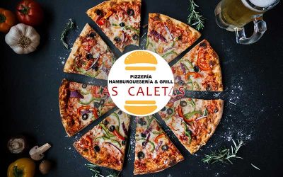Diseño de Nueva Carta de Menú de Pizzería Las Caletas