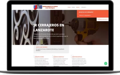 Proyecto Web JR Cerrajeros en Lanzarote