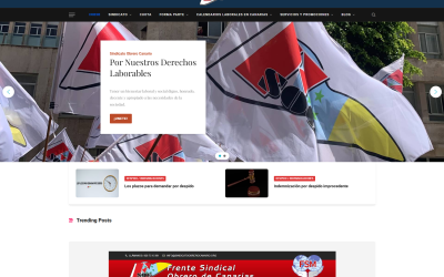 Conoce cómo en Proyecto Digital creamos la plataforma oficial del Sindicato Obrero Canario Lanzarote (Sindicatoobrerocanariolanzarote.com)